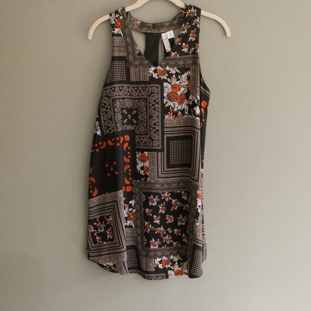 Alya Printed Swing Dress